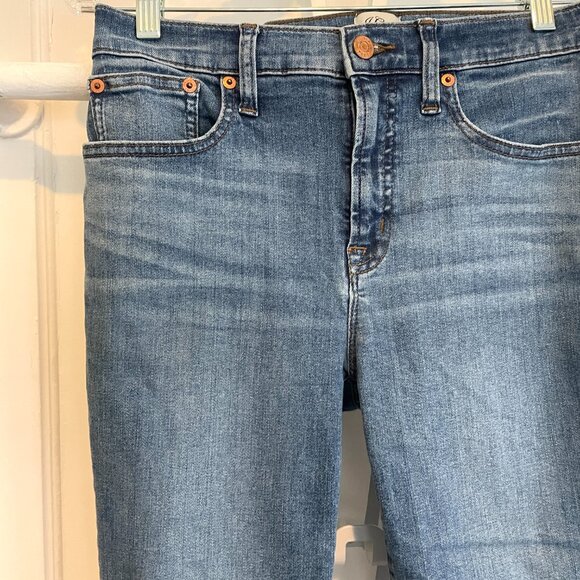 J. Crew 9" High Rise Toothpick Jeans | Medium Wash | Size 28 - Picture 7 of 8